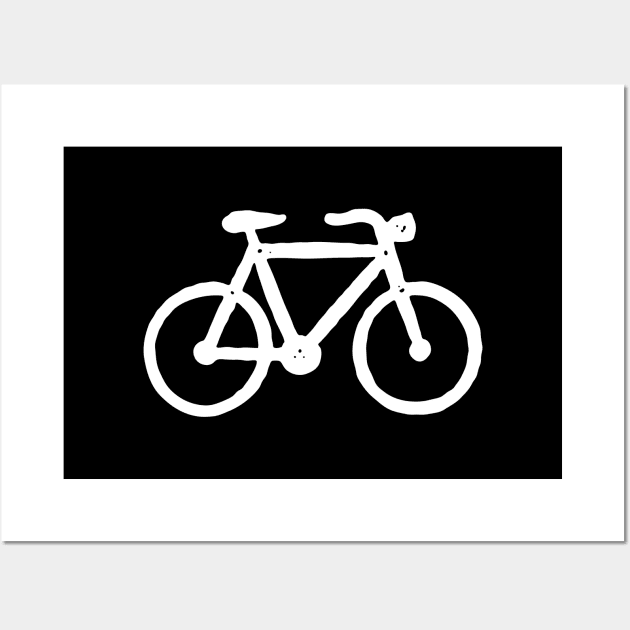 Bicycle Icon Wall Art by tommartinart